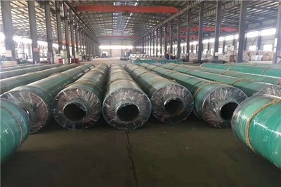 钢套钢架空保温管